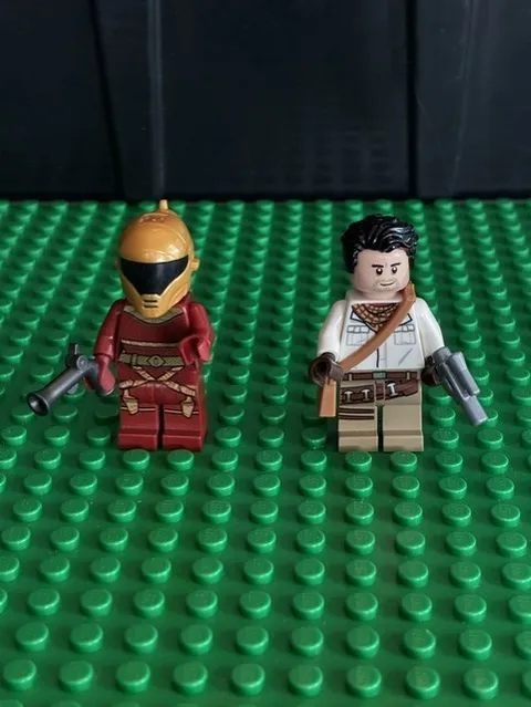 LEGO Star Wars Minifigure Lot - Zorii Bliss & Poe Dameron - 75249