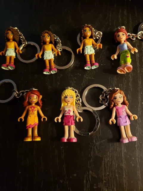 LEGO Friends/Elves Keychain Collection Pack Of 7