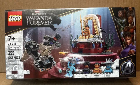 LEGO (76213) Black Panther Wakanda Forever: King Namor's Throne Room. Sealed! A