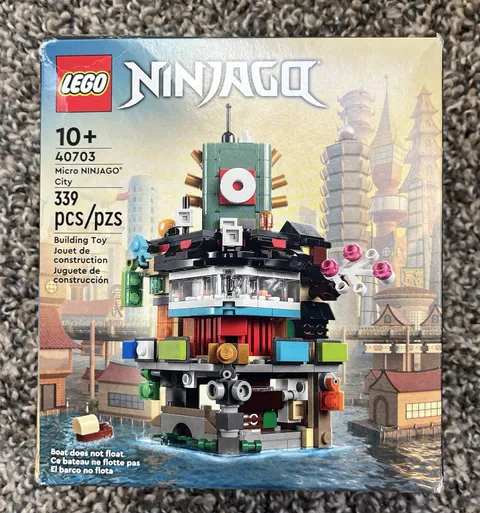 NIB Retired Lego Ninjago 40703 Micro Ninjago City