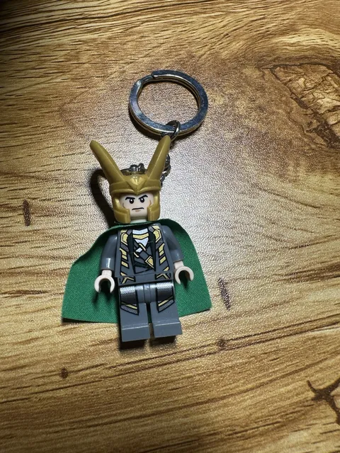 Lego Super Heroes Loki Minifigure Keychain Lego Minifigure