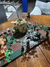 Custom LEGO Star Wars Dagobah Yoda’s Hut MOC Display (75208)