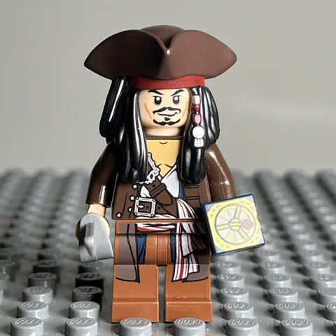 Lego Pirates of the Caribbean Minifigure POC011 Captain Jack Sparrow 2P5