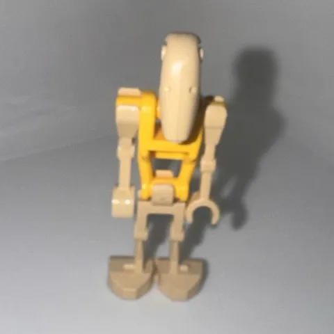 LEGO Star Wars Battle Droid Minifigure Tan/Yellow Plastic, MINIFIGURES, 1 Pc
