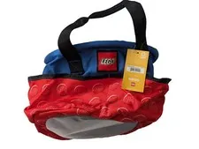 LEGO Iconic Storage Big Bucket - Conquer Clutter with Collapsible Red Blue Tote