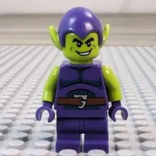 LEGO Green Goblin Minifigure Medium Legs Lime sh0803 Marvel Super Heroes