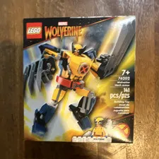 LEGO Marvel Super Heroes Wolverine Mech Armor 76202 Set 141 pcs Ages 7+