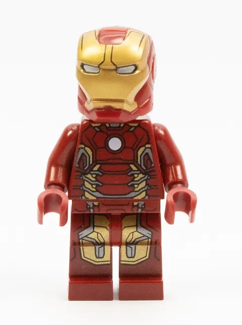 LEGO Marvel Iron Man Mark 43 Minifigure sh167 Avengers Age of Ultron Genuine VGC