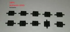 LEGO NEW 2x2 Black Plate with Wheels Holder Double (10x) 460026 Brick 4600
