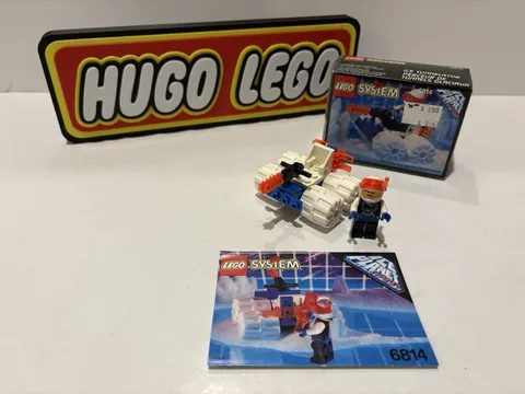 Lego 6814 Ice Tunnelator, Ice Planet 2002, Complete With Box & Instructions A+