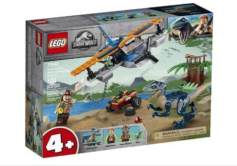 Lego 75942 Jurassic World Velociraptor Biplane Rescue Mission