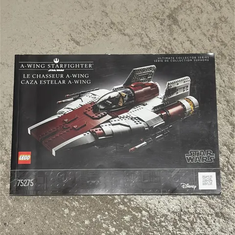 LEGO® Star Wars 75275  A-Wing Starfighter Instructions Manual Only - No Bricks
