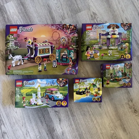 LOT OF 5 LEGO FRIENDS Sets (41688, 41691, 41443, 41697, 41677) NEW & SEALED