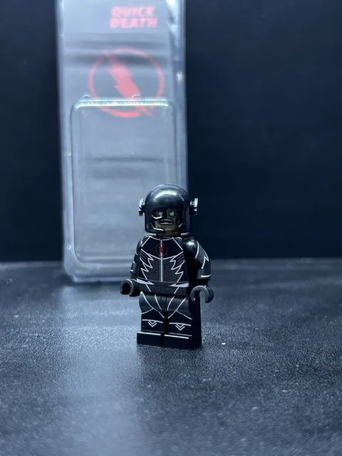 Lego DC Comics Black Flash Zoom “Quick Death V2” Pad Printed Minifigure