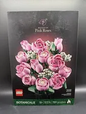 LEGO Botanicals Pink Roses 10374 Building Set Adult Flower Home Decor NEW NIB