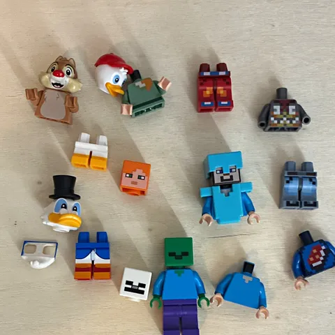 LEGO Minecraft & Disney Minifigure Parts Loose