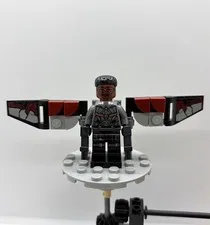LEGO Marvel Falcon Minifigure w/ Wings and Guns Super Heroes sh0929 76269 76314