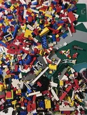 7 LBS Genuine LEGO Bulk Lot Mixed Variety Of Pieces Parts Bricks Wheels Plates