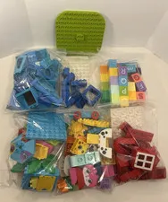 Mixed Lot of LEGO Duplo Bricks Pieces Alphabet Numbers & more