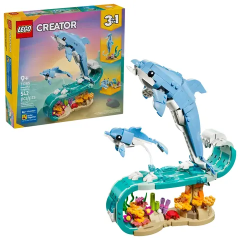 LEGO Creator 3 w 1 Zwierzęta morskie: piękny dolphin 31385 LEGO