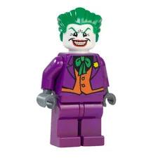 LEGO OGP Joker Minifigure Bat005 From 2006 (UV Printed)