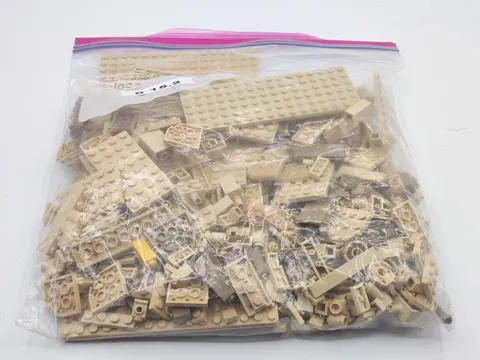 15 oz of Assorted Beige Lego Pieces