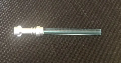 Lego Star Wars Hilt With Trans Metallic Silver Blue Lightsaber #L5