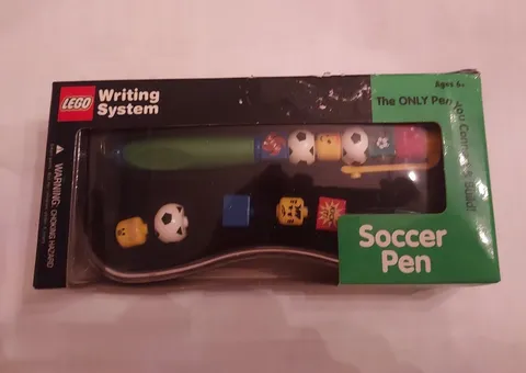 2001 Lego Writing System Soccer Pen Connect & Build #1522