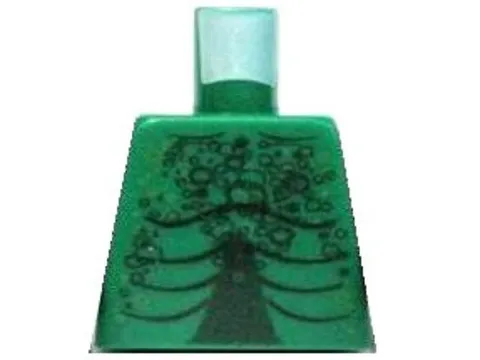 LEGO® Part 973pb0576 - Torso Alien with Scales and Muscles Outline