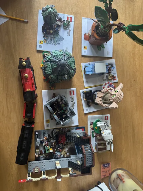 Harry Potter Lego Set Lot(76431, 76425, 76428, 76433, 76424, 76421, 75955)