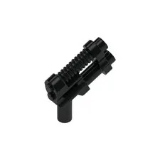 LEGO 40x Black Minifigure, Weapon Gun, Two Barrel Pistol inv.637