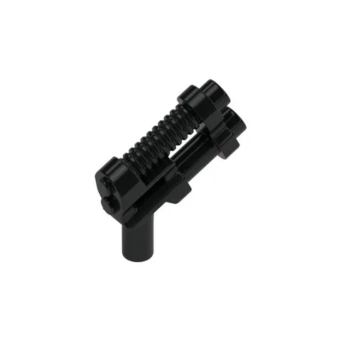 LEGO 40x Black Minifigure, Weapon Gun, Two Barrel Pistol inv.637