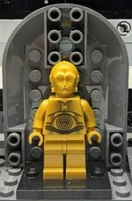 LEGO Star Wars C-3PO Pearl Gold Plain Legs & Silver Assassin Droid Lot