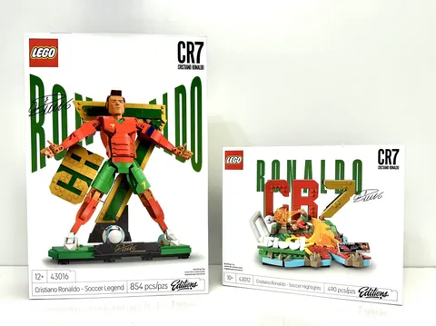 LEGO Editions BUNDLE Cristiano Ronaldo - Soccer Legends/Highlights #43016/#43012