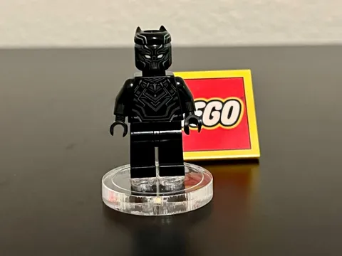 LEGO Marvel Black Panther - Yellow Eyes (sh0263) Rare/Retired Excellent Cond. 