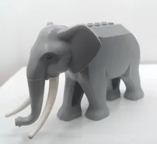 LEGO® Part elephant2c01 - Elephant Type 2 with Long White Tusks Minifigure