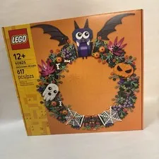 LEGO Halloween Wreath (40825) - Brand New/Sealed Holiday Set Bats Pumpkin Spider