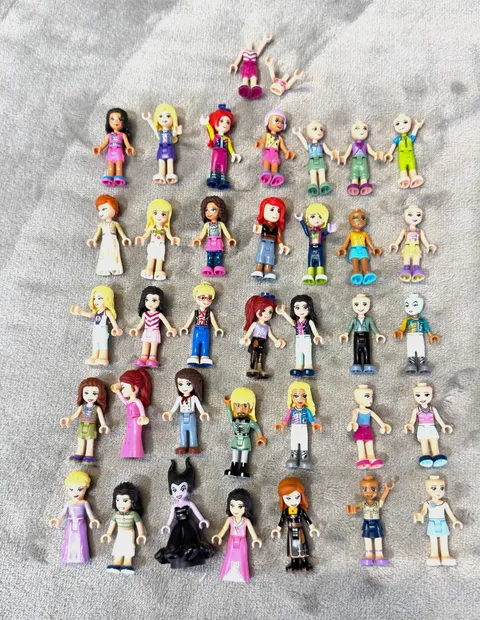 LEGO Friends Mini Doll Lot 35 Figures Disney Princess Maleficent Elsa Bulk