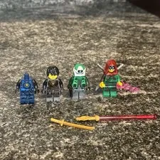 LEGO NINJAGO Minifigure Lot of 3 Jay Body Cole Digi Lloyd 2 Accessories
