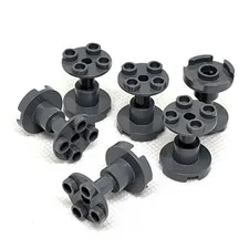 LEGO Parts - Dk. Bluish Gray Support 2 x 2 x 2 Stand Comp. Hole No 3940b QTY 6
