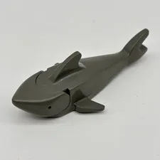 LEGO Shark Dark Gray Minifigure Animal Ocean Pirate Castle Vintage 2547c01