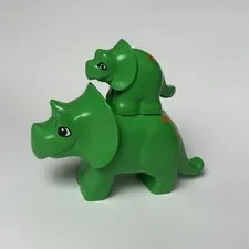 LEGO DUPLO #2602 Dinosaurs Family Home Village Triceratops Replacement Figures