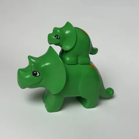 LEGO DUPLO #2602 Dinosaurs Family Home Village Triceratops Replacement Figures