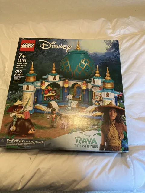 New LEGO Disney Raya and the Heart Palace 43181 Set, 610 Pieces, 