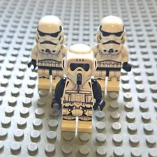 LEGO Star Wars Stormtrooper Minifigure Lot - 3 Piece Plastic Set