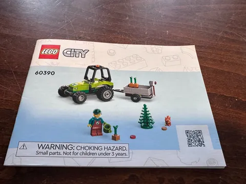 LEGO CITY Park Tractor Lego 60390 - Instruction Manual ONLY