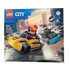 LEGO Kids Multicolor City Go-Karts and Race Drivers 60400 Building Set 99 Pcs