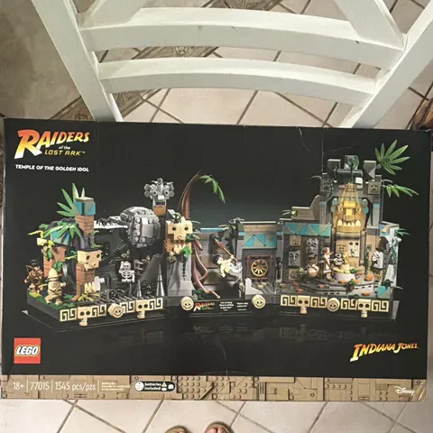 LEGO Indiana Jones Temple of the Golden Idol 77015 Complete Set 1545 18+ Box