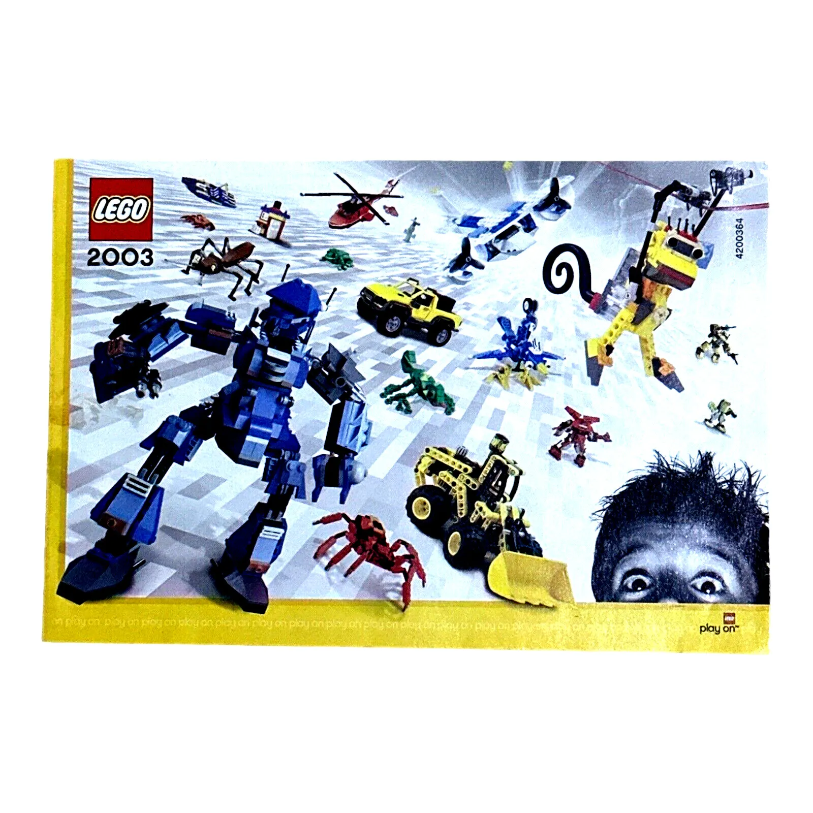 Lego Wacky Contraptions Advertisement Catalog Pamphlet Book Only 2003 Vintage