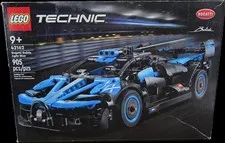 LEGO TECHNIC Bugatti Bolide Agile Blue - Retired Set 42162 - Complete 